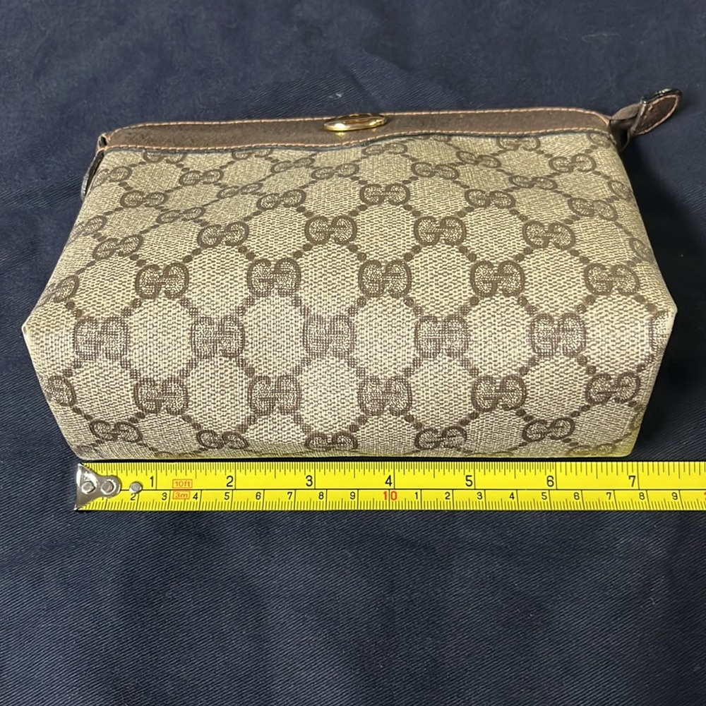 Gucci Monogram Brown Mini Clutch Bag 89-01-020 Accessory Collection - Picture 5 of 15